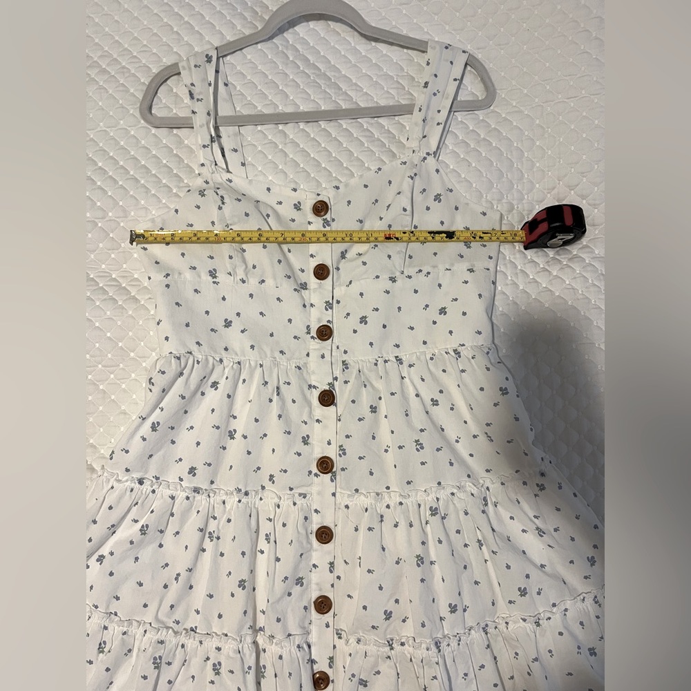 English Factory Tiered Floral Mini Dress - Picture 3 of 4